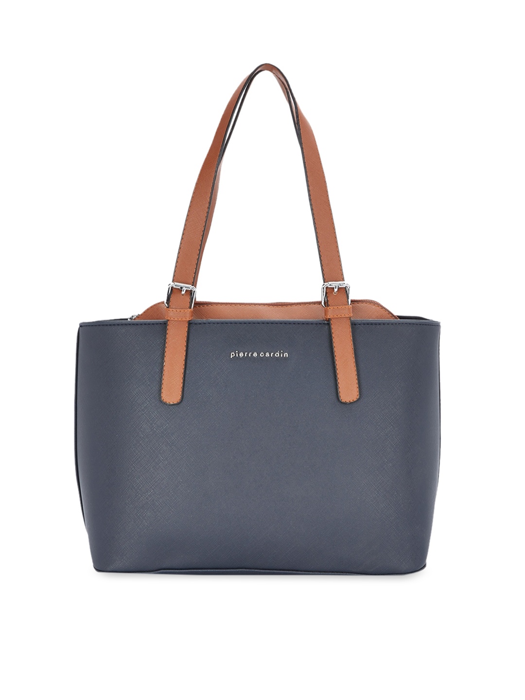 

pierre cardin PU Structured Shoulder Bag, Blue