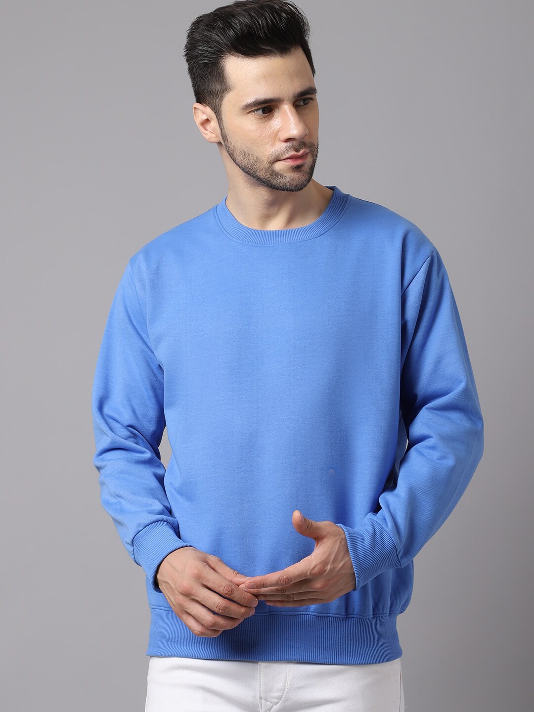 MACK JONNEY Men Blue Sweatshirt