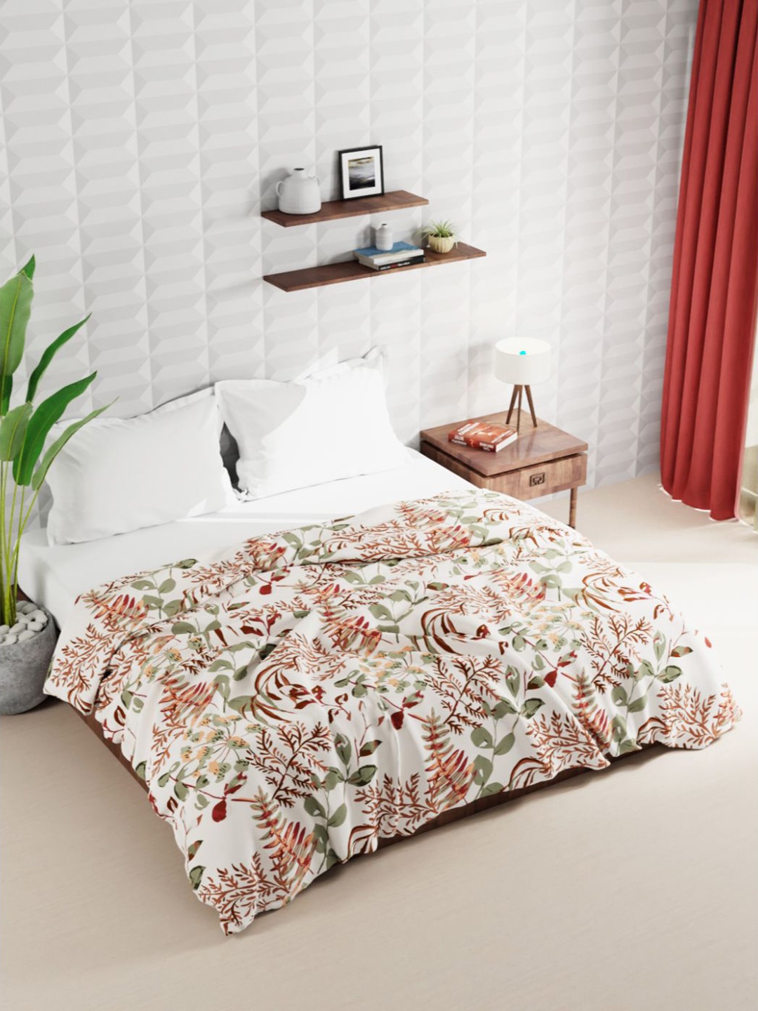 

BIANCA Unisex Beige Blankets Quilts and Dohars
