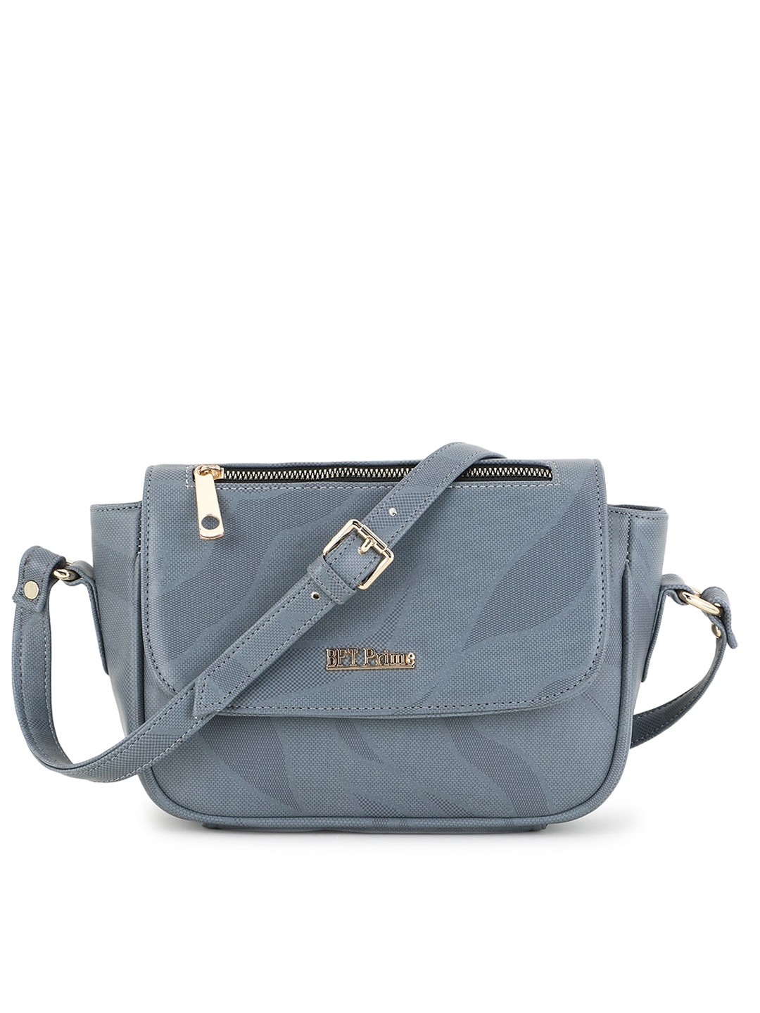 

WOMEN MARKS Grey Textured PU Structured Satchel