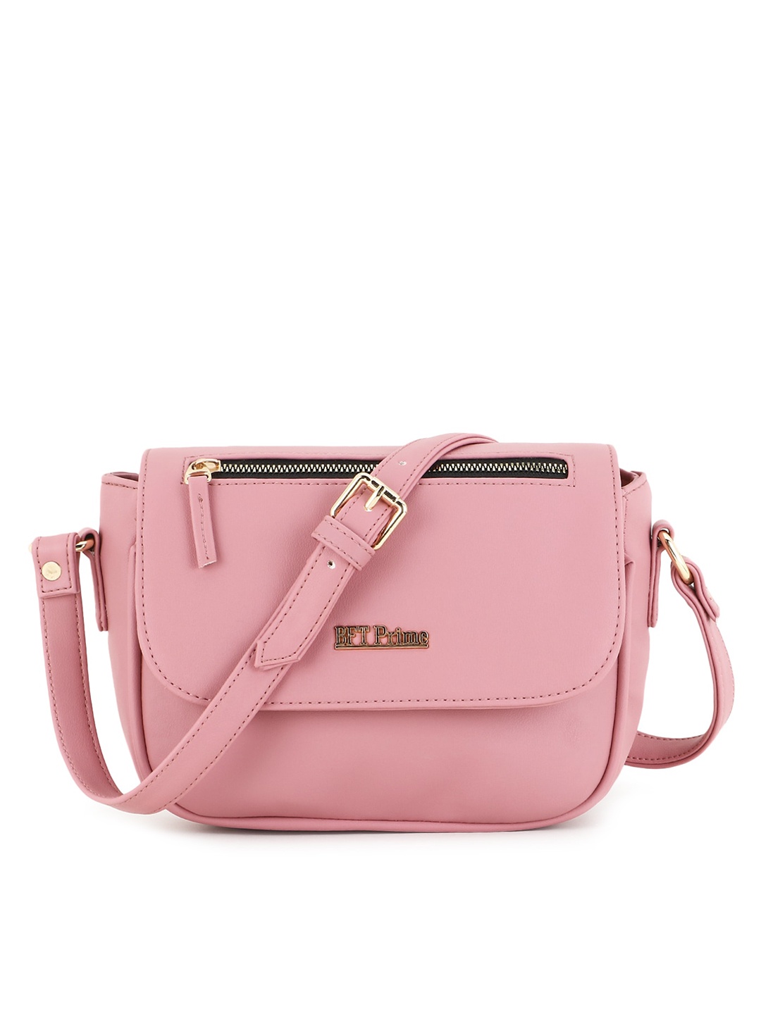 

WOMEN MARKS Pink PU Structured Sling Bag