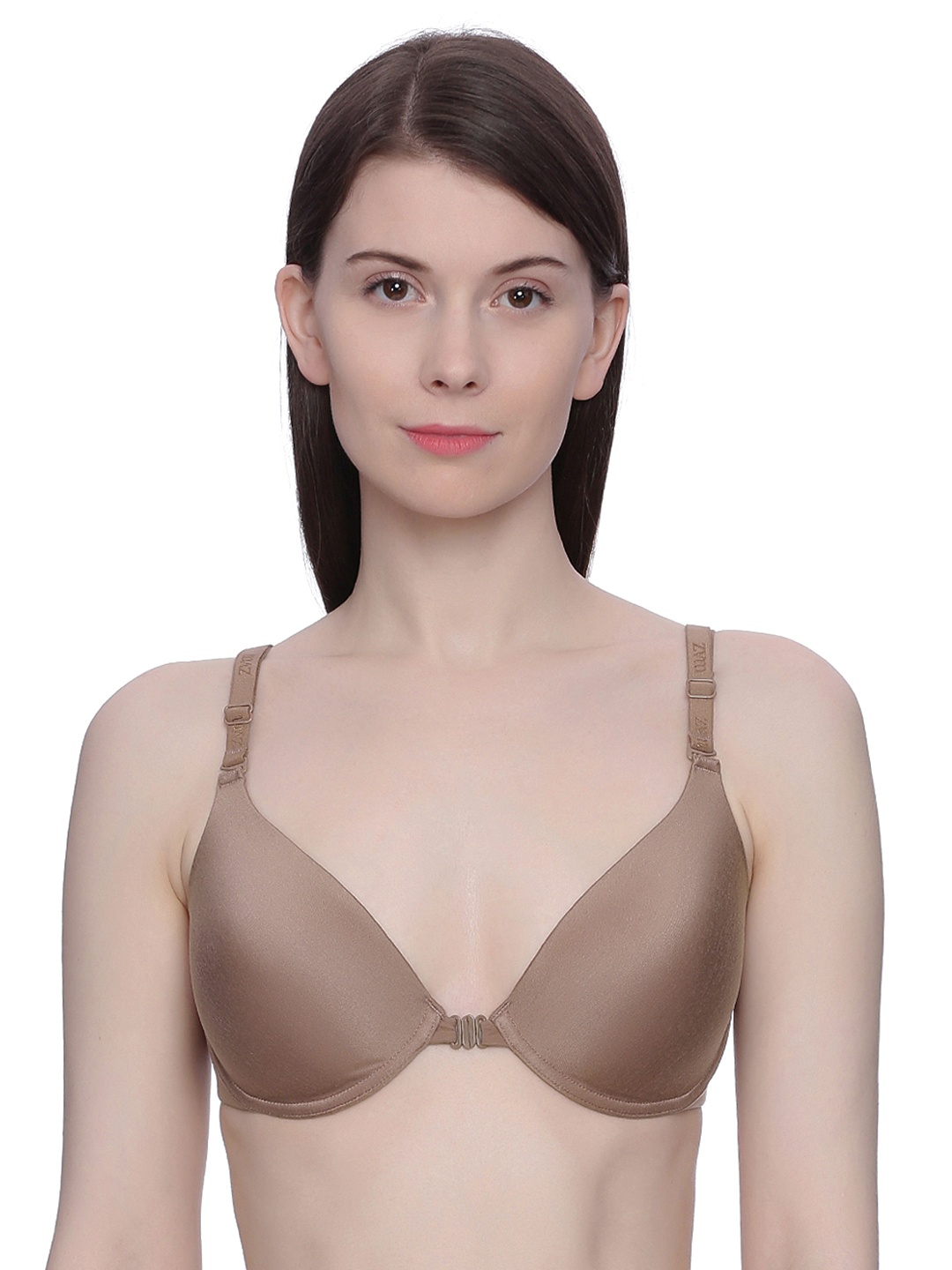 

Zivame Brown Solid Underwired Lightly Padded Everyday Bra ZIZS17PR04LAVBR