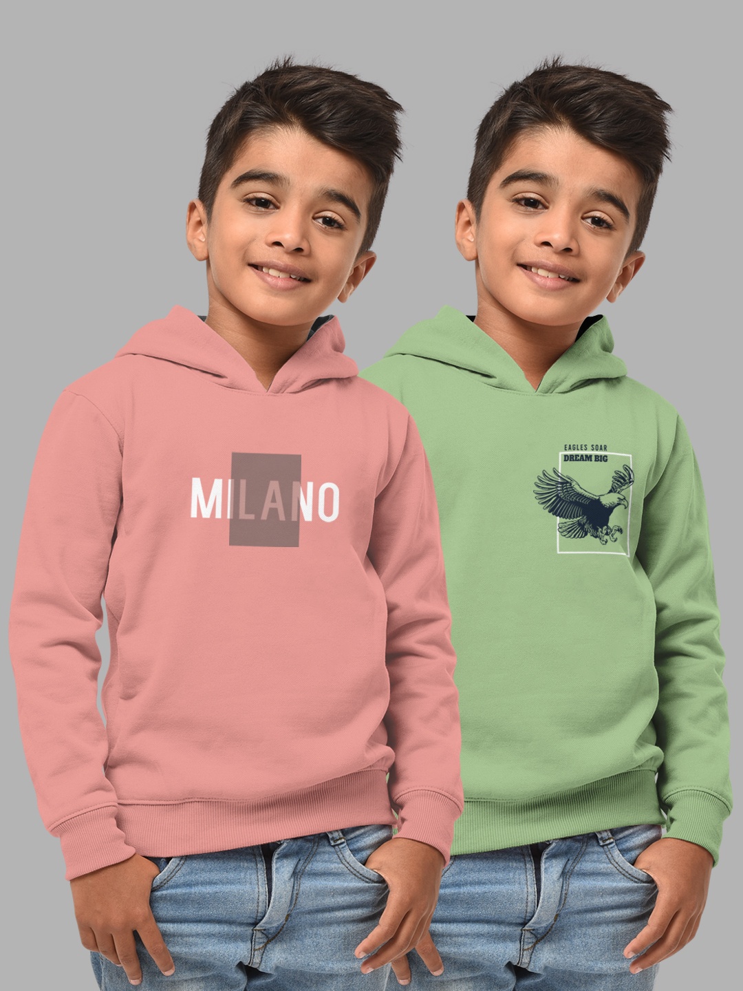 

HELLCAT Boys Pink Printed Hooded Sweatshirt