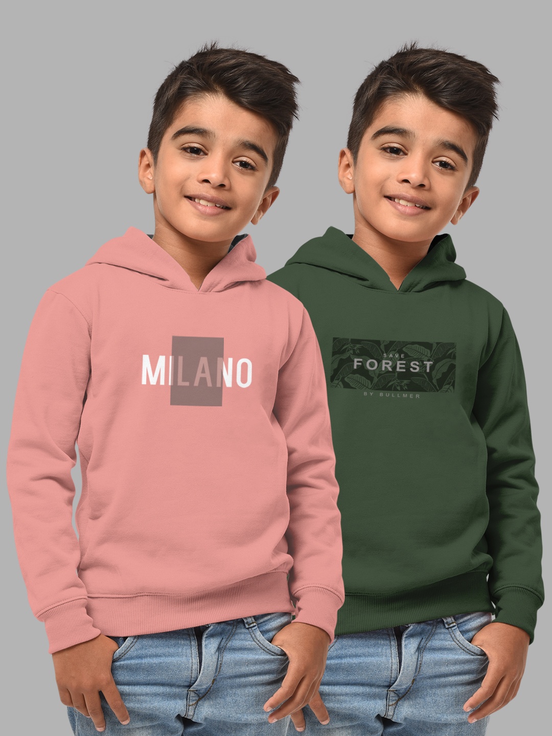 

HELLCAT Boys Pink Printed Hooded Sweatshirt