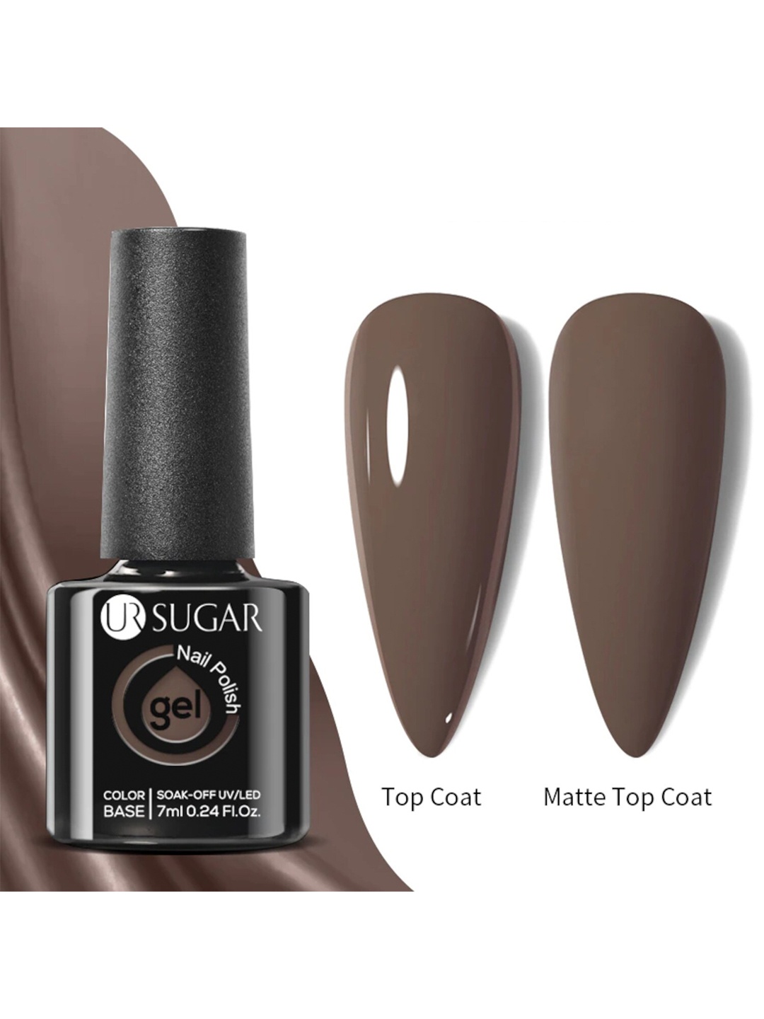 

BORN PRETTY UR SUGAR UV LED Gel Nail Polish, 7ml - URH070, Brown