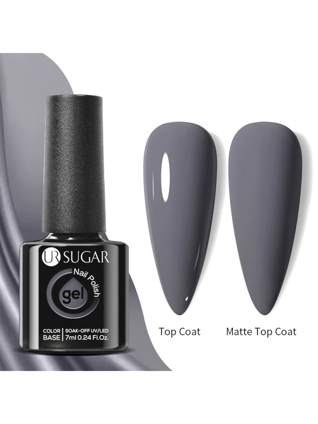 

BORN PRETTY UR SUGAR UV LED Gel Nail Polish, 7ml - URH073, Grey