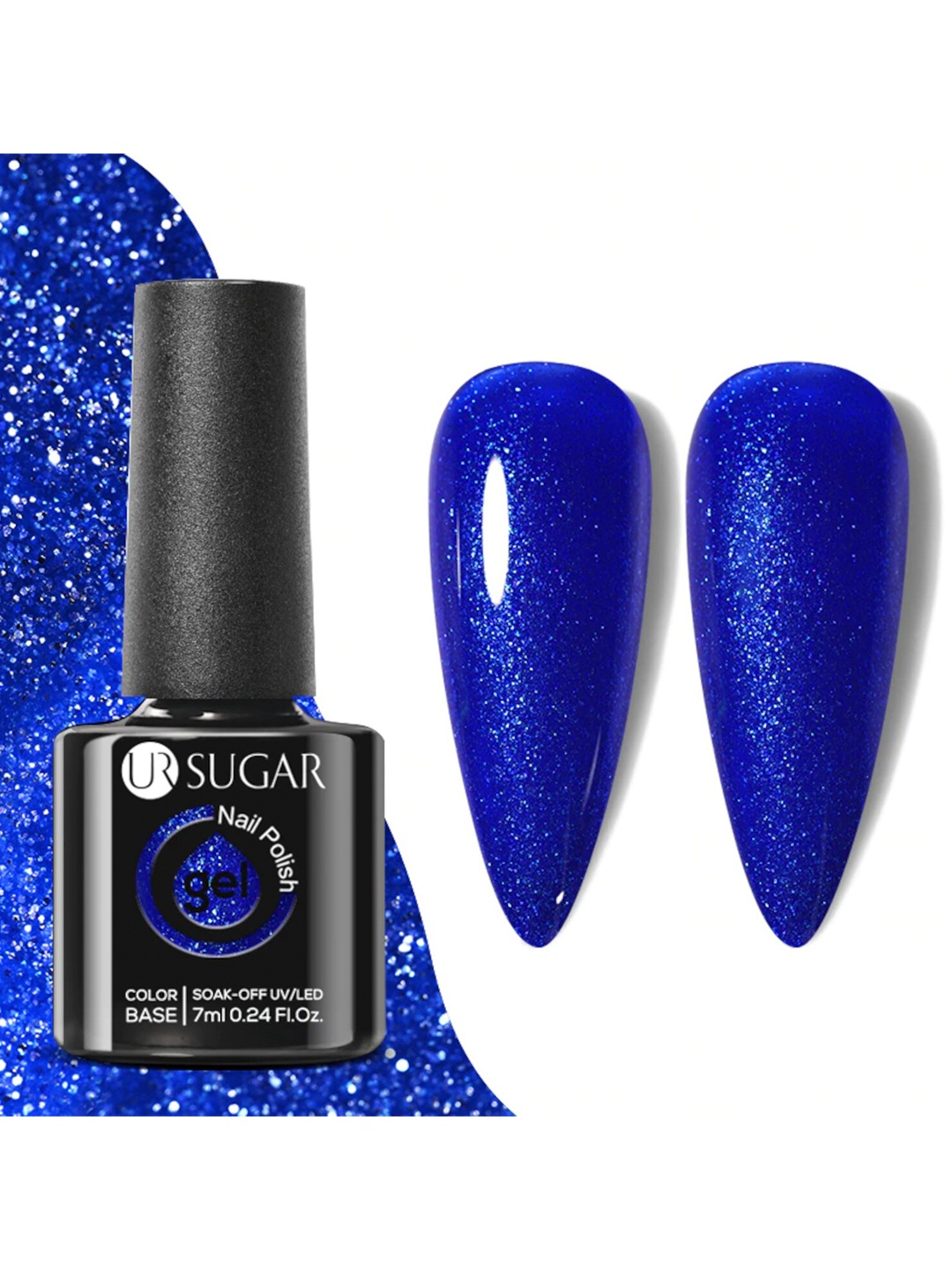 

BORN PRETTY UR Sugar Soak-Off UV Gel Long Lasting Nail Polish 7 ml - URH049, Blue