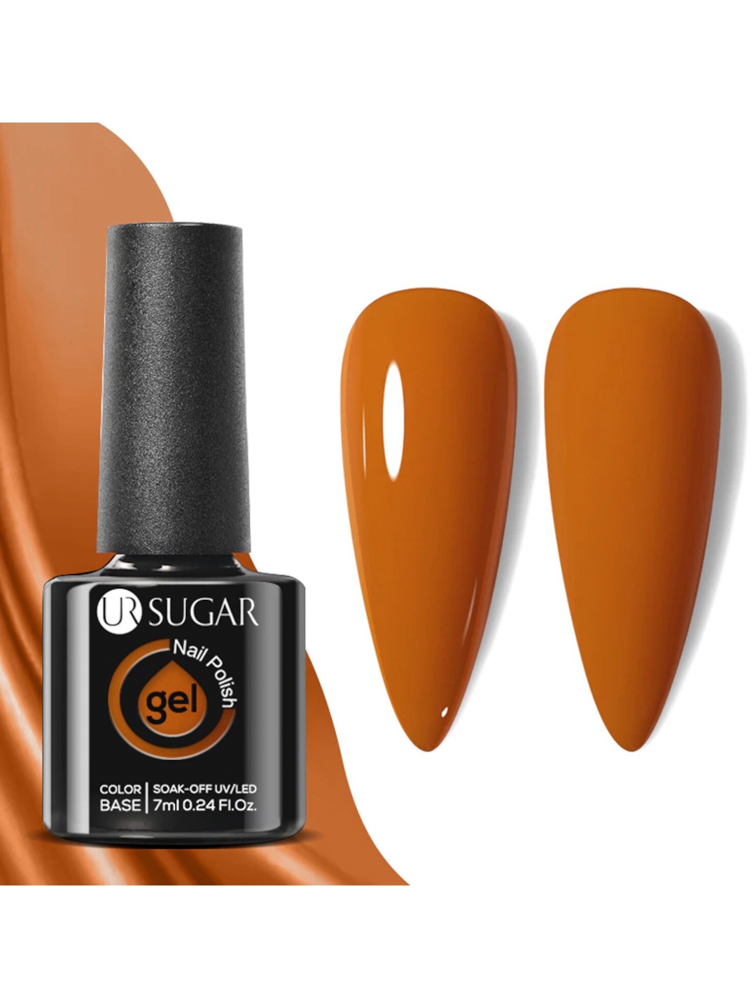 

BORN PRETTY UR Sugar Soak-Off UV Gel Long Lasting Nail Polish 7 ml - URH067, Orange