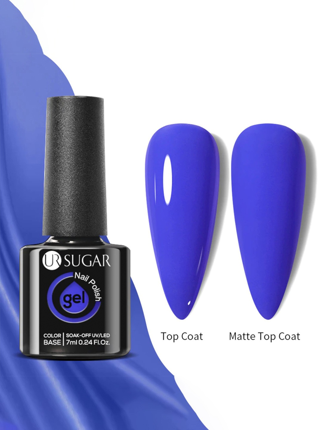 

BORN PRETTY UR Sugar Soak-Off UV Gel Long Lasting Nail Polish 7 ml - URH048, Blue