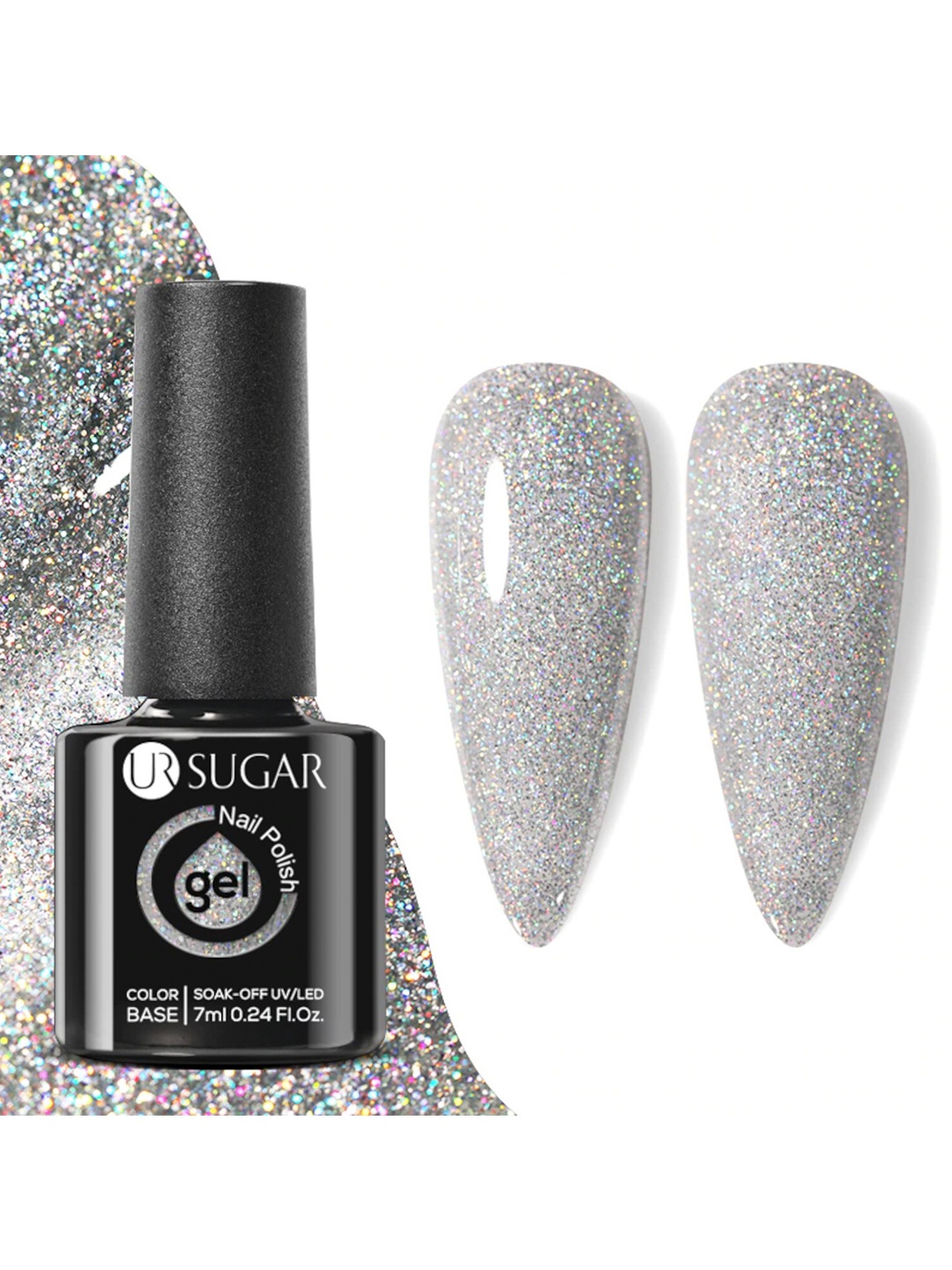 

BORN PRETTY UR SUGAR UV LED Gel Nail Polish, 7ml - URH078, Grey