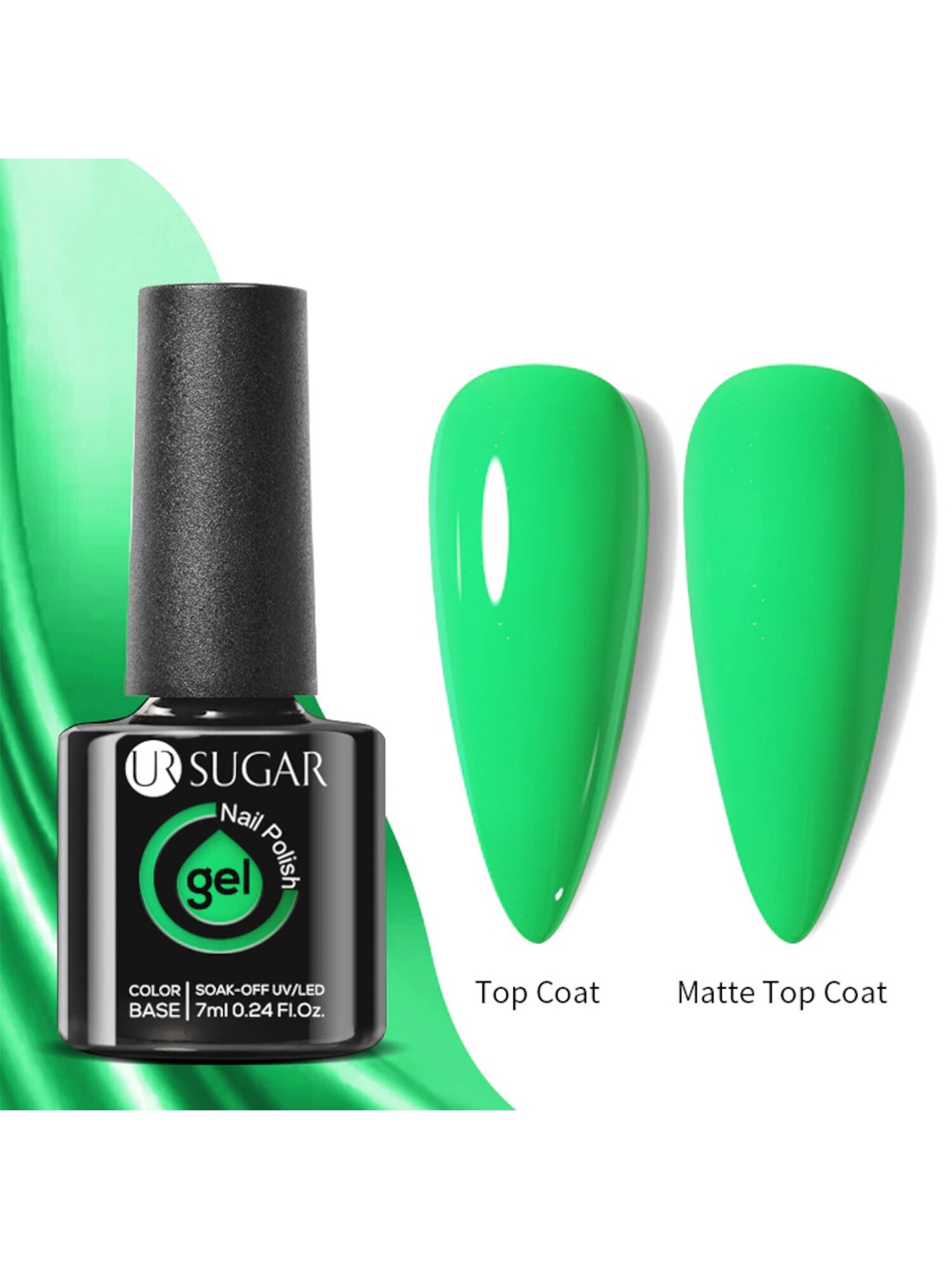 

BORN PRETTY UR SUGAR UV LED Gel Nail Polish, 7ml - URH060, Green