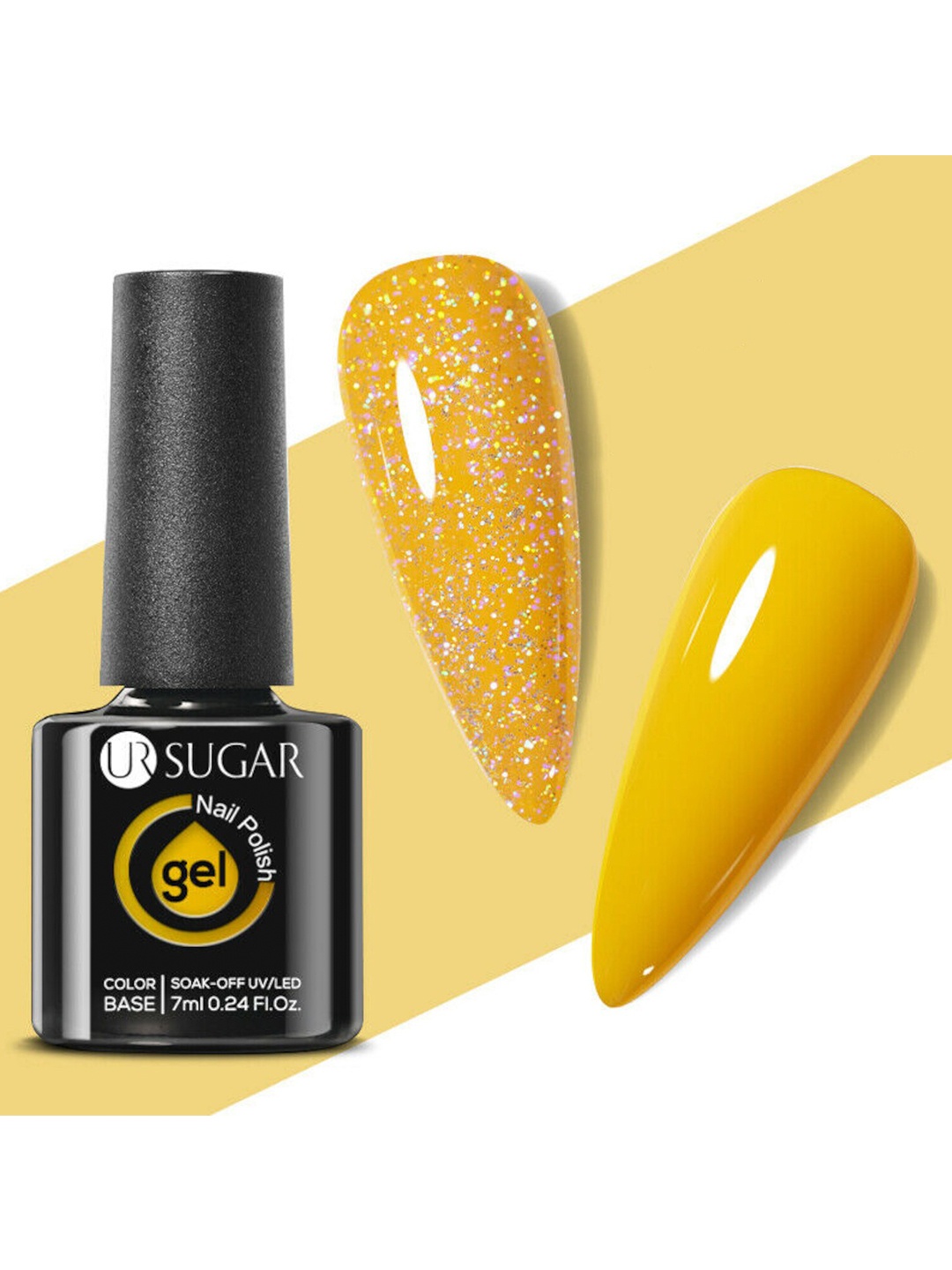 

BORN PRETTY UR SUGAR UV LED Gel Nail Polish, 7ml - URH064, Yellow