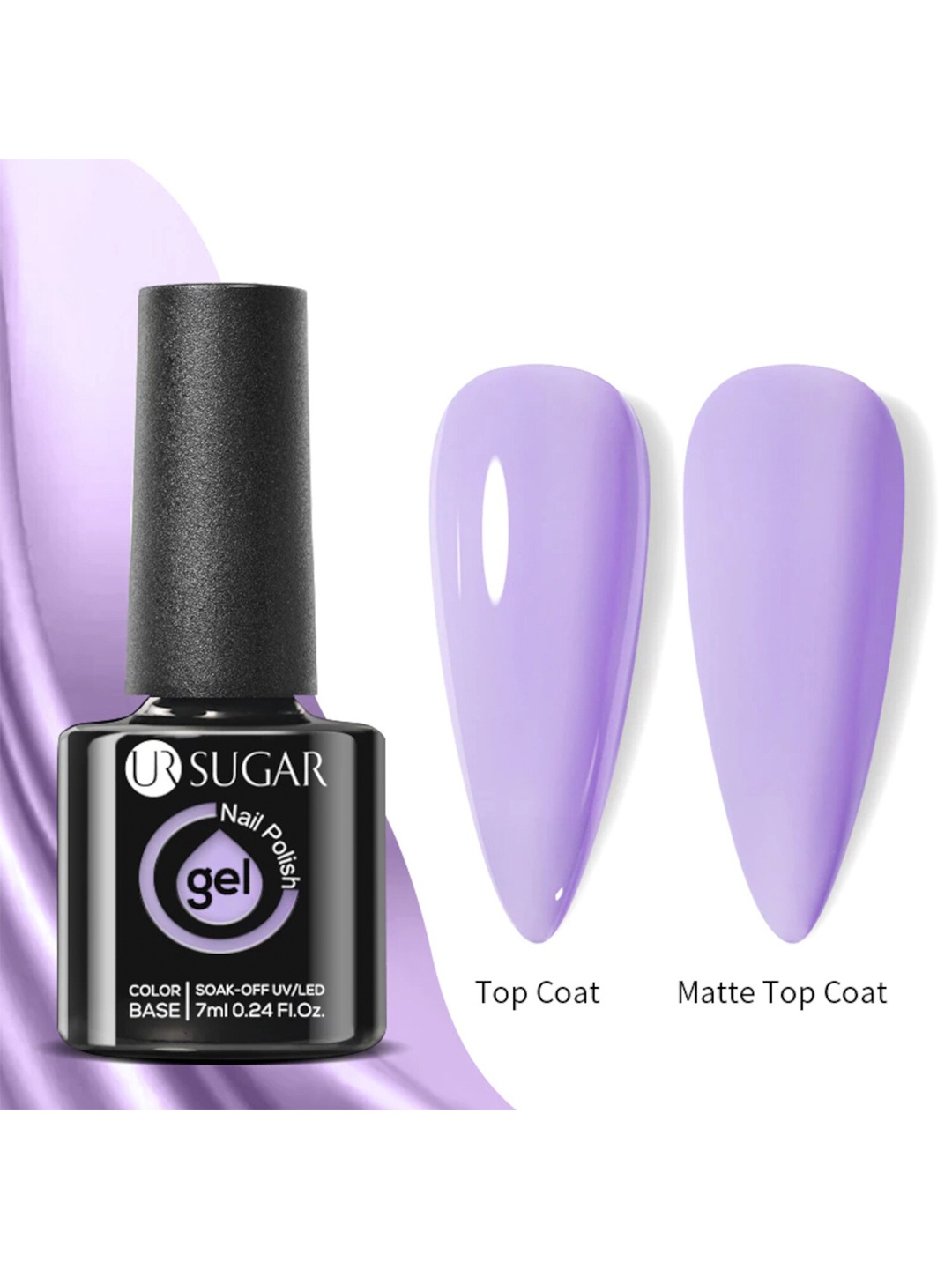 

BORN PRETTY UR Sugar Soak-Off UV Gel Long Lasting Nail Polish 7 ml - URH043, Purple