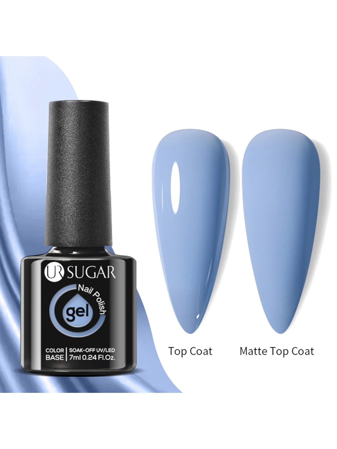 

BORN PRETTY UR Sugar Soak-Off UV Gel Long Lasting Nail Polish 7 ml - URH045, Blue