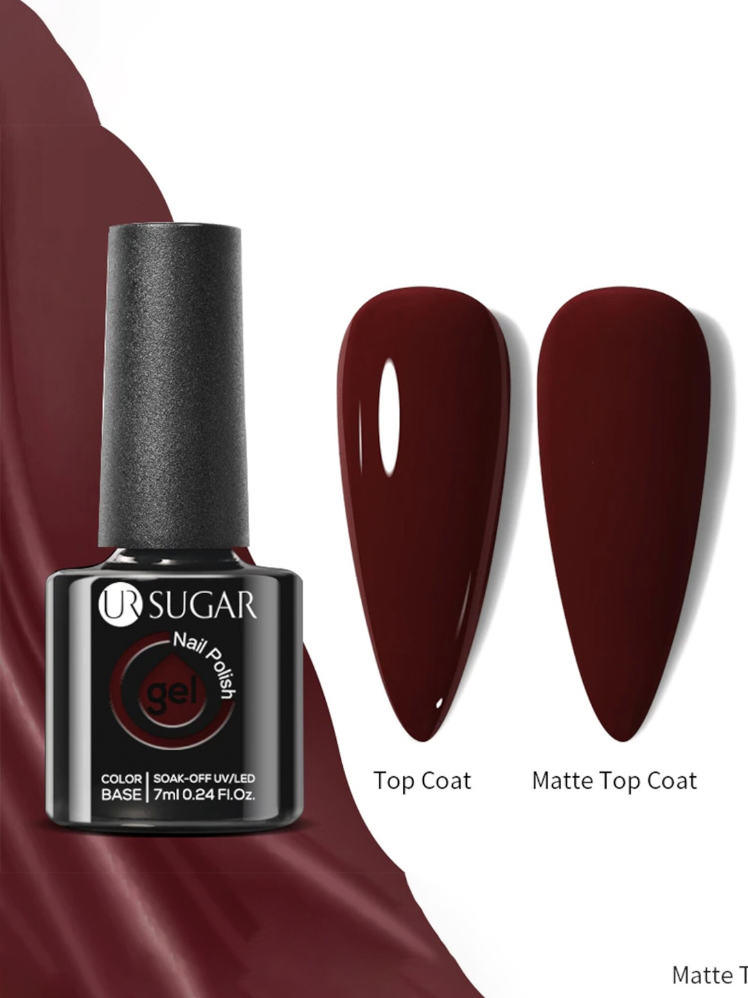 

BORN PRETTY UR Sugar Soak-Off UV Gel Long Lasting Nail Polish 7 ml - URH028, Brown