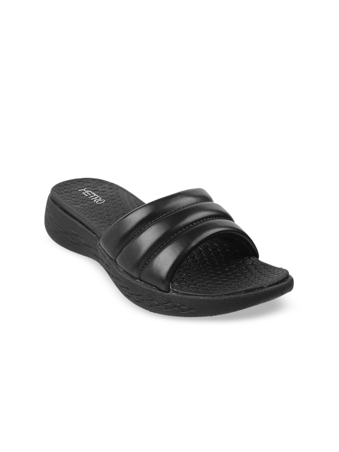 

Metro Women Open Toe Flats, Black