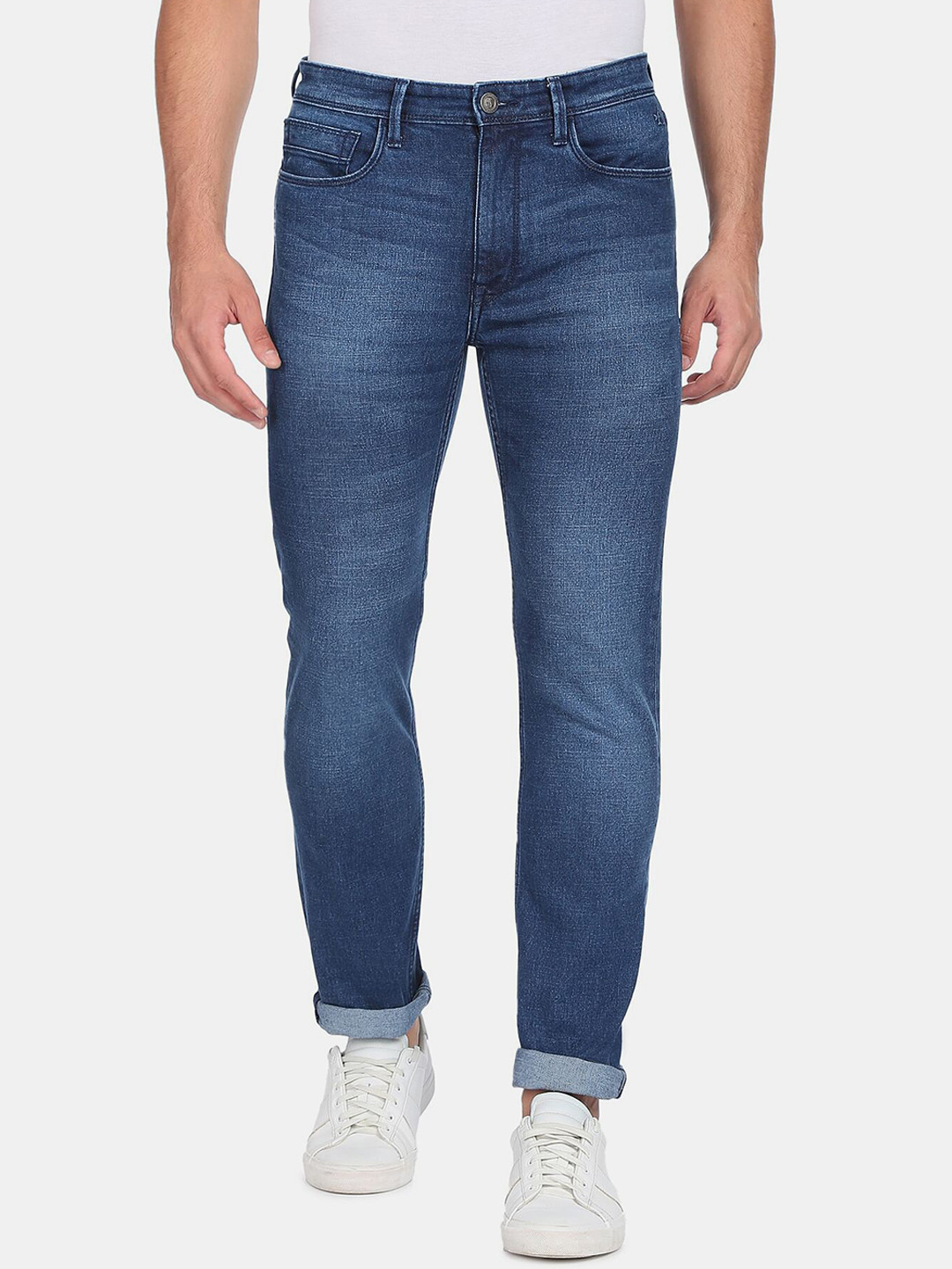 

Arrow Sport Men Blue Heavy Fade Jeans