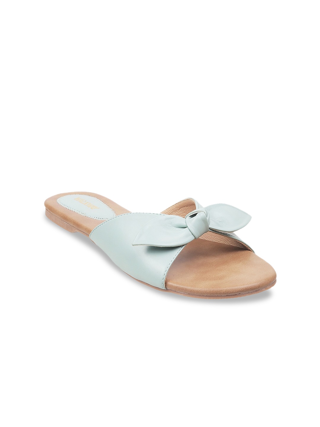 

WALKWAY by Metro Women Open Toe Flats with Bows, Green