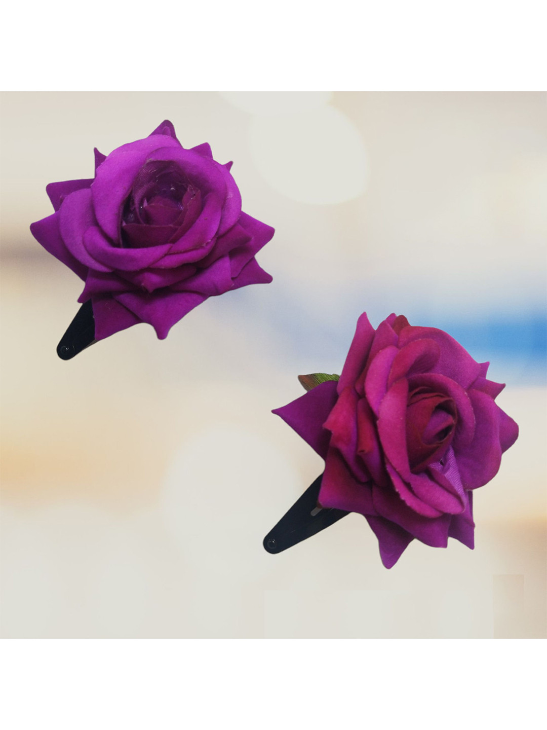 

LYF5STAR Women Set of 2 Tic Tac Hair Clip, Purple