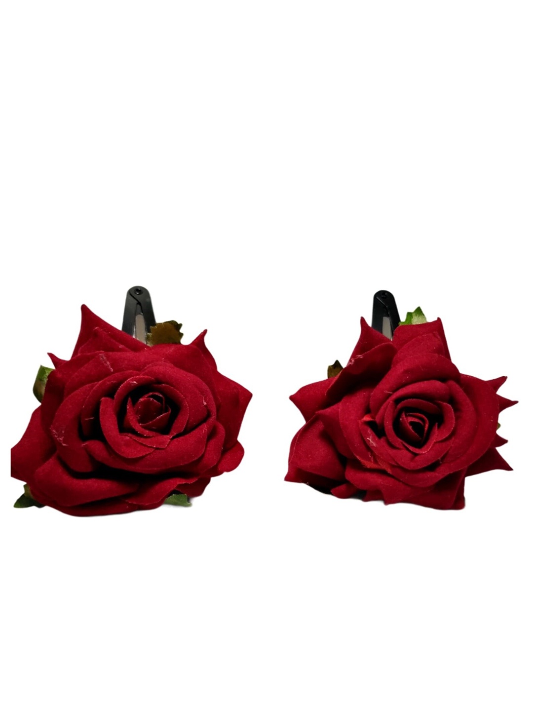 

LYF5STAR Women Set of 2 Tic Tac Hair Clips, Red