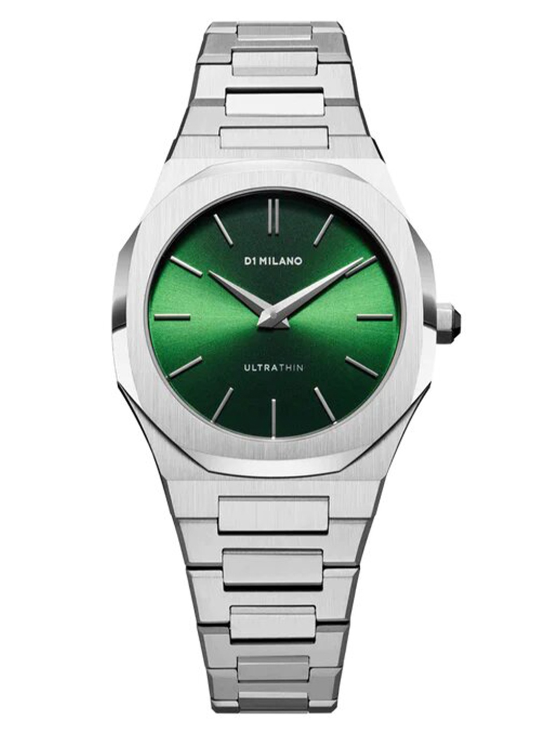 

D1 Milano Men Petite Moss Ultra Thin Bracelet Sunray Finish Analogue Watch-UTBL11, Green