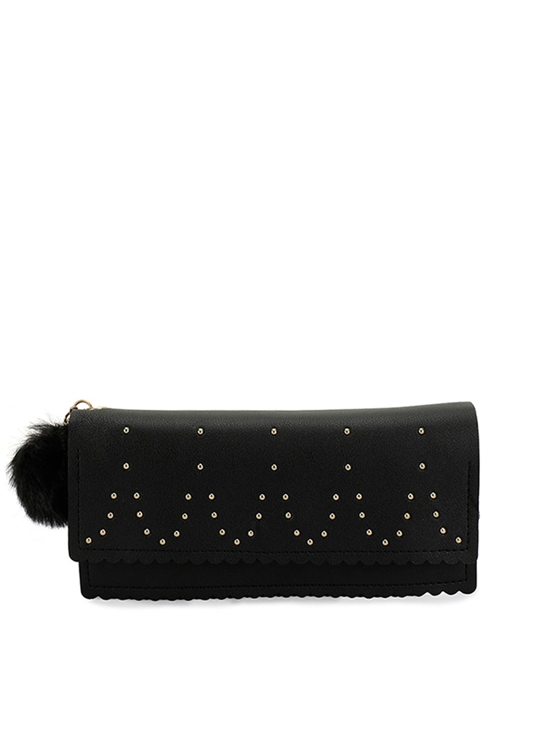 

ZEVORA Women Embellished Clutch, Black