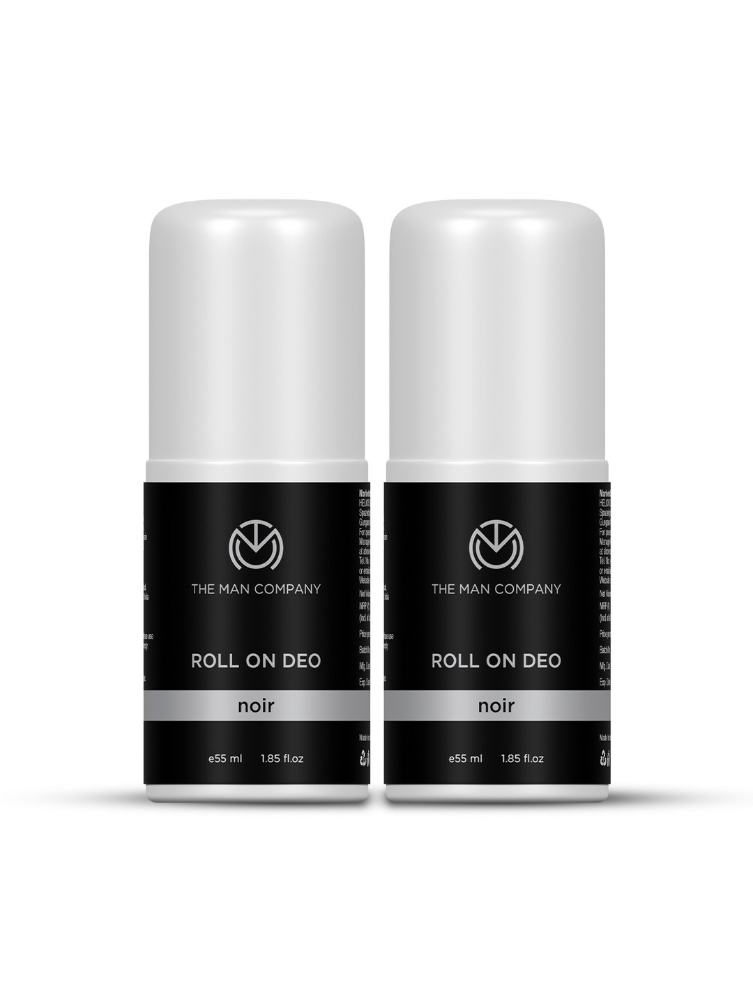 

THE MAN COMPANY Men Set Of 2 Noir Roll On Deo 110ml, White