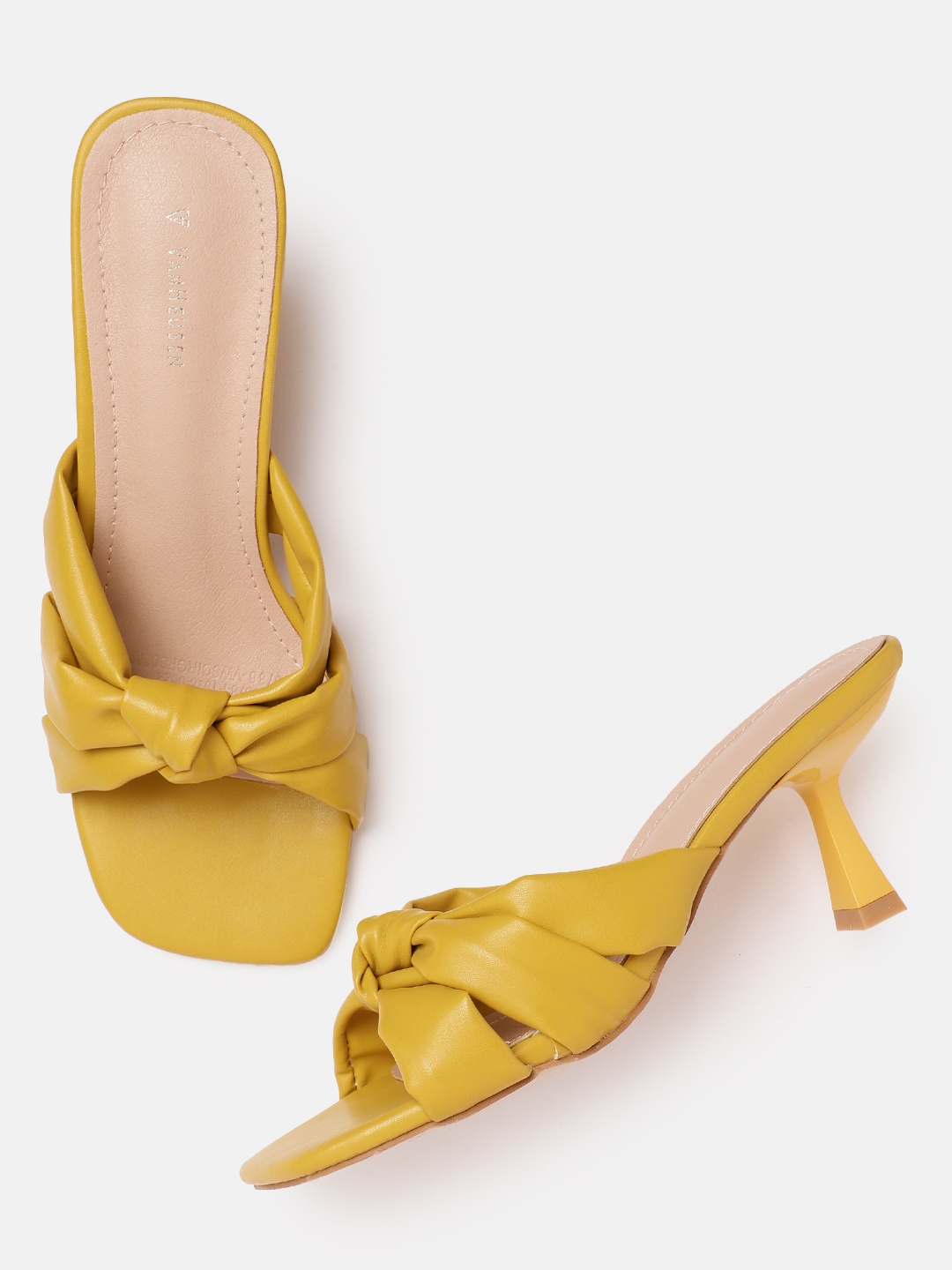 

Van Heusen Woman Knot Detail Slim Heels, Yellow