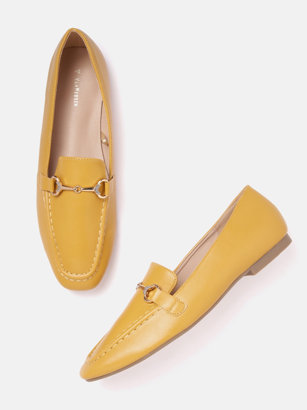 

Van Heusen Woman Horsebit Loafers, Mustard