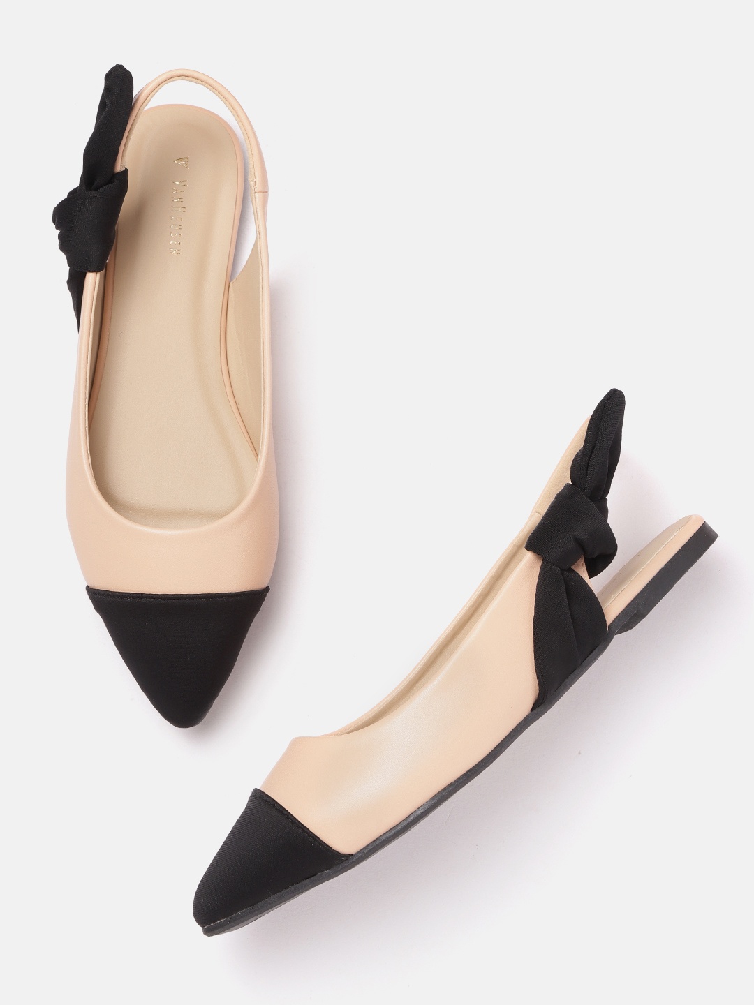 

Van Heusen Woman Colourblocked Flats, Peach