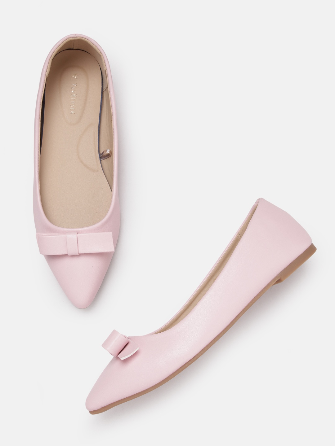

Van Heusen Woman Solid Ballerinas with Bows Detail, Pink