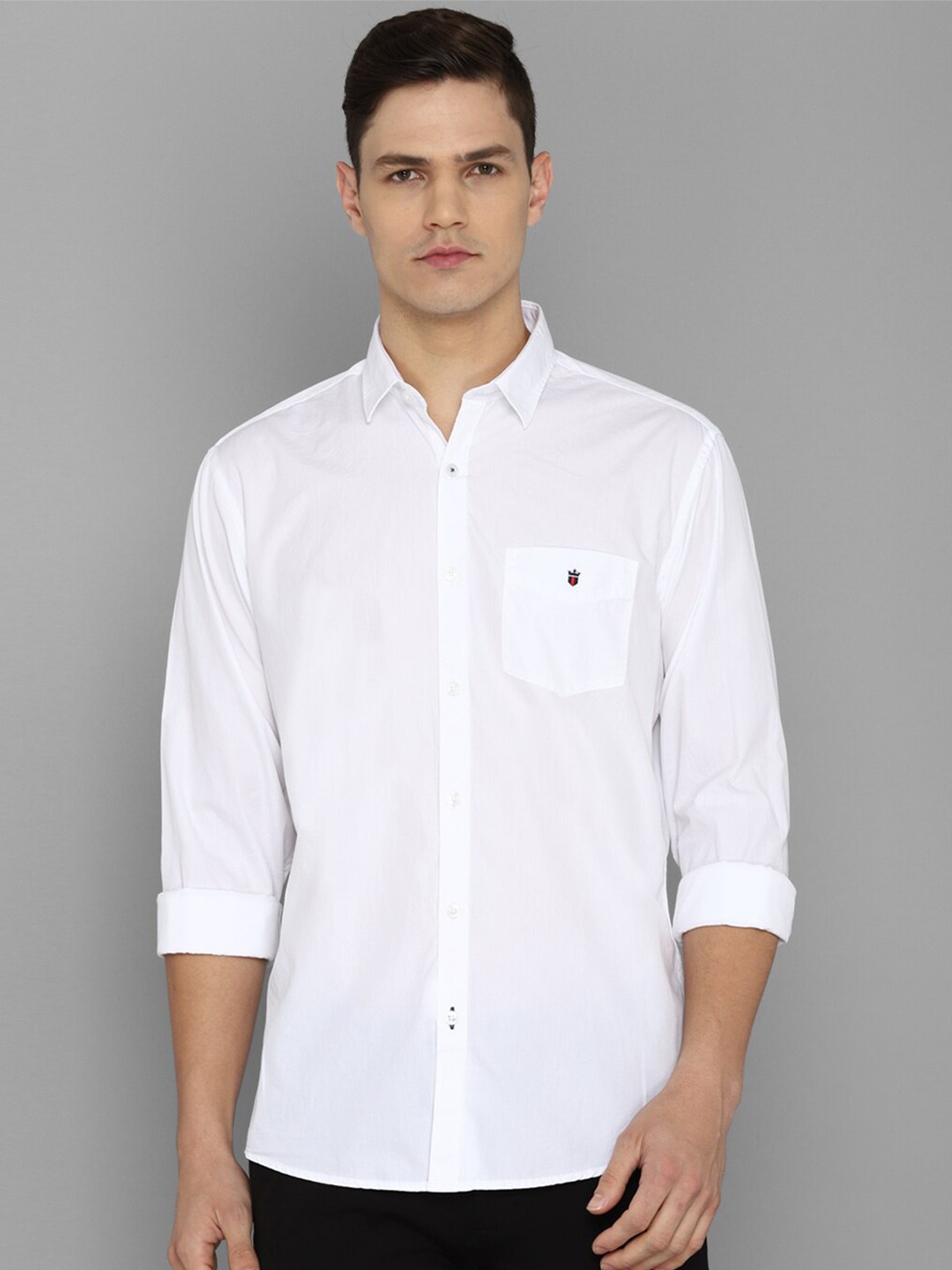 

Louis Philippe Sport Men White Slim Fit Casual Pure Cotton Shirt