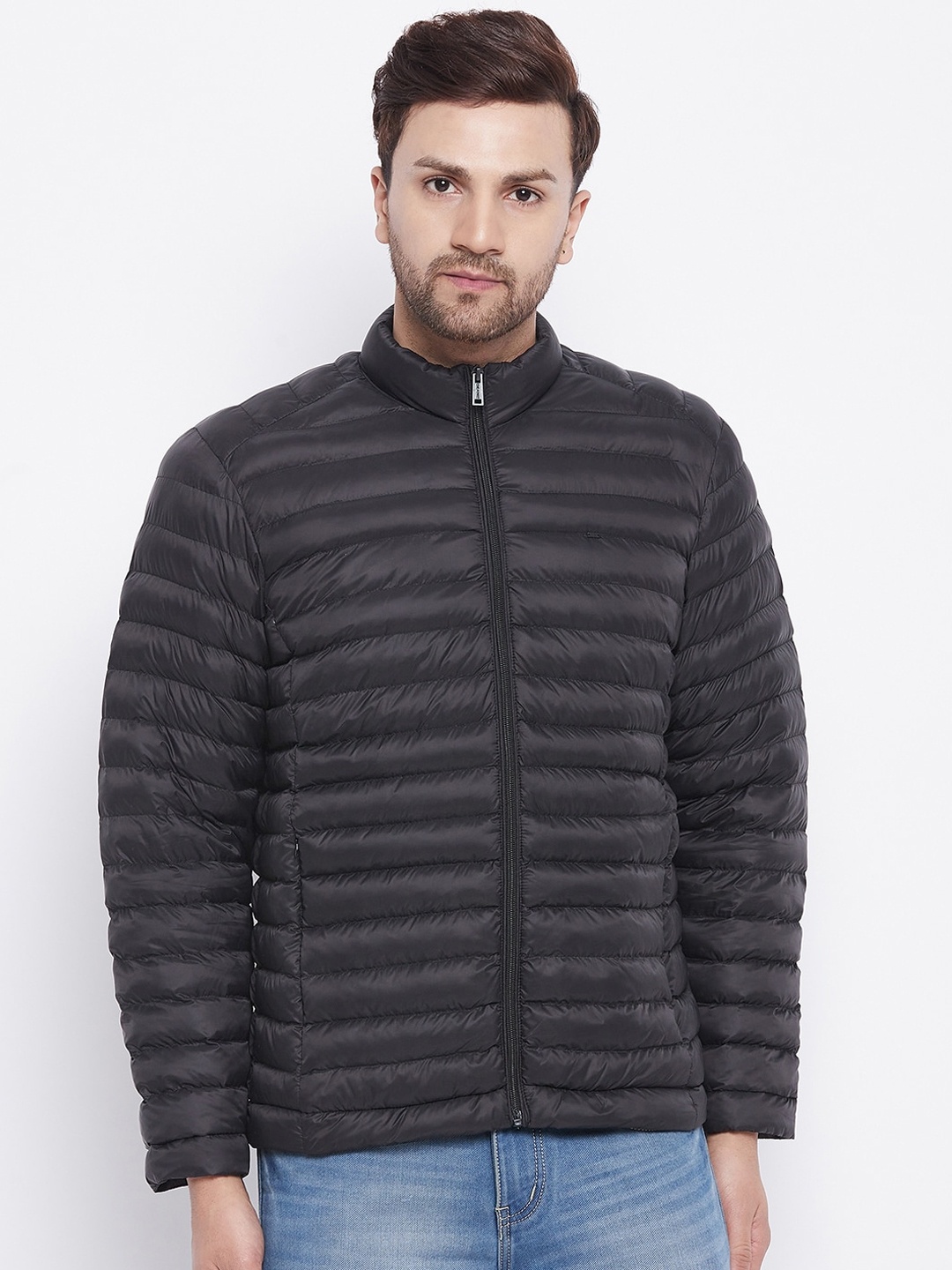 

Okane Men Black Lightweight Puffer Jacket