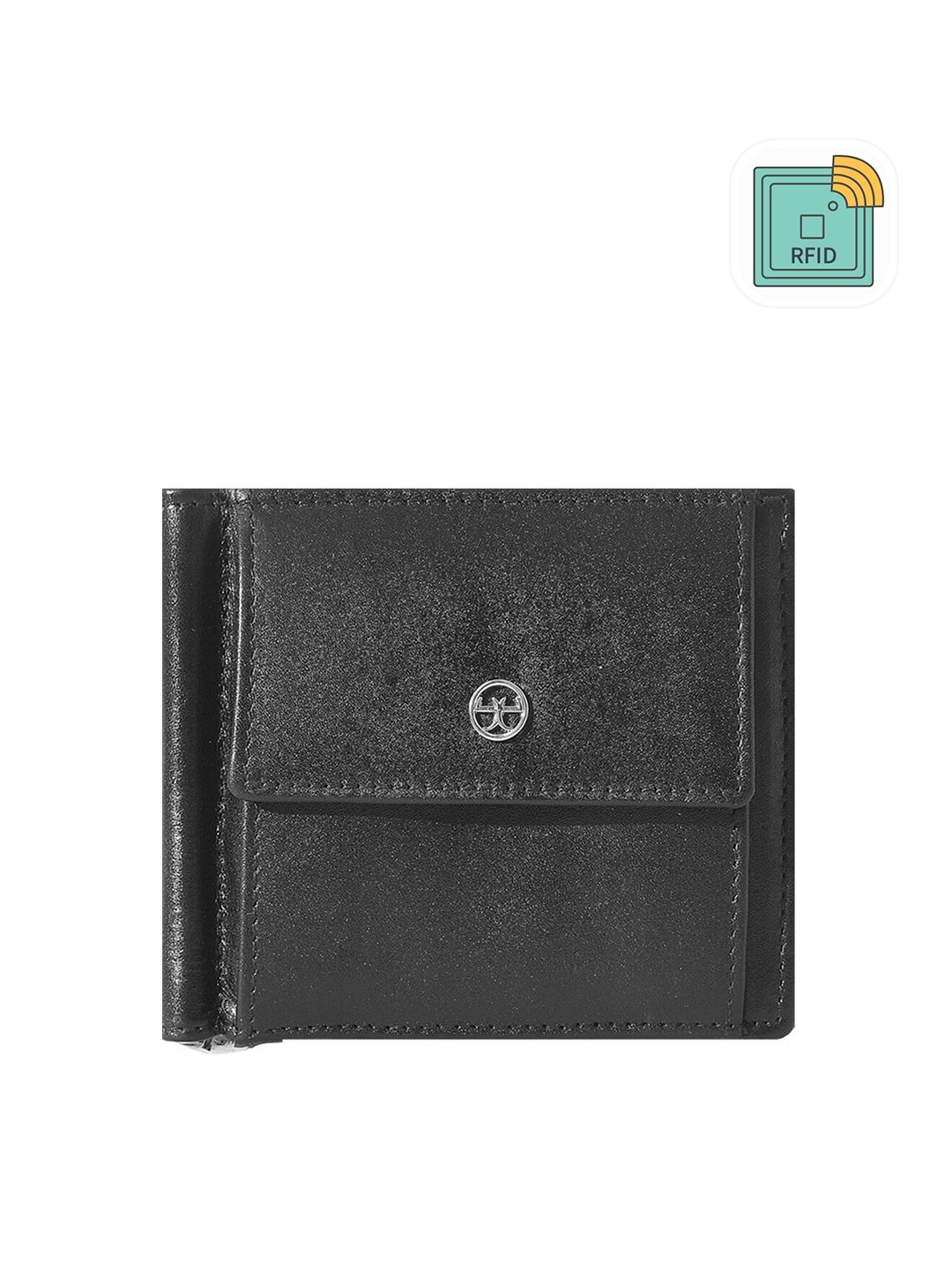 

Eske Men Leather Money Clip, Black