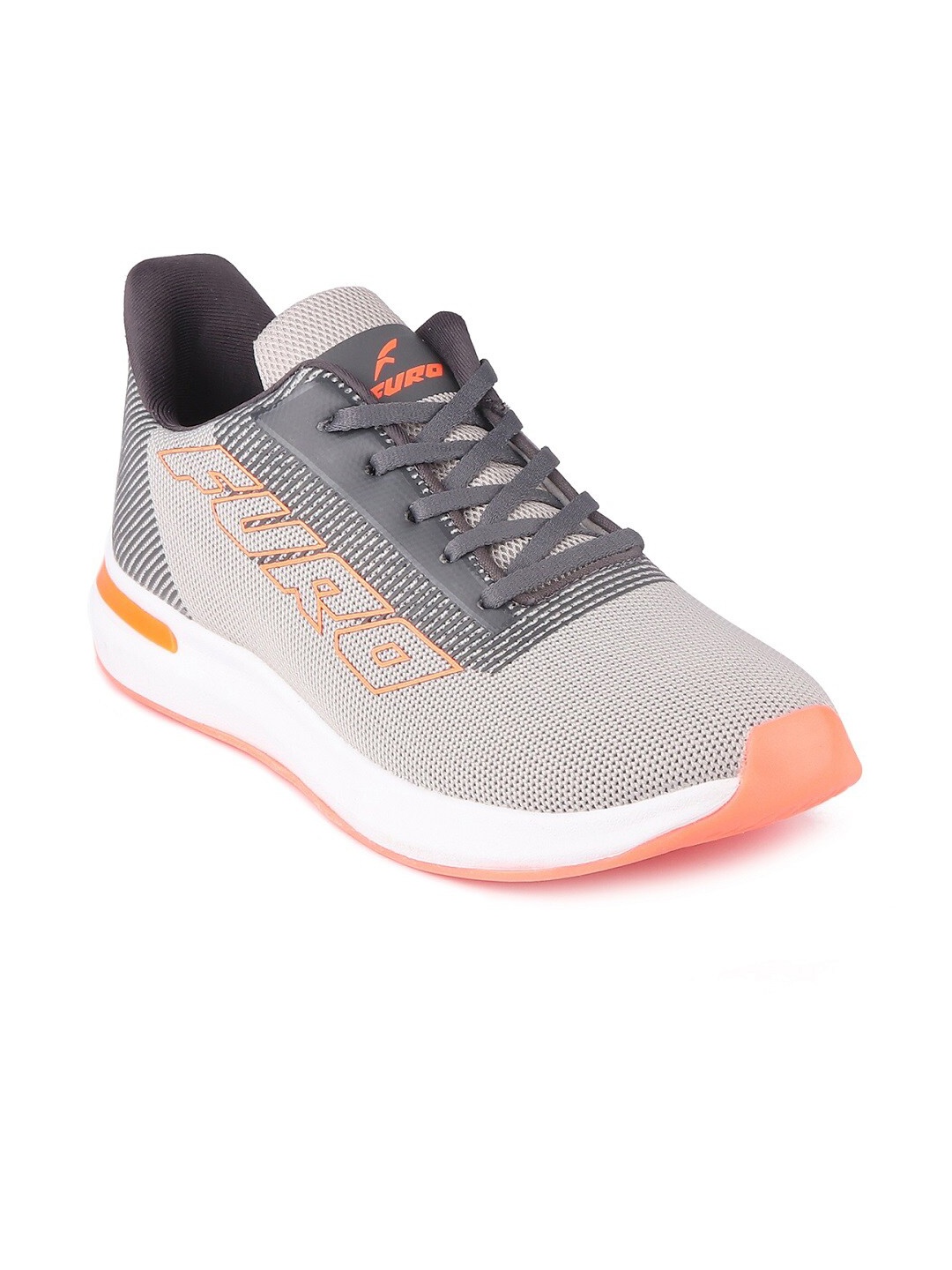 

FURO by Red Chief Men Grey Mesh Running Non-Marking Shoes