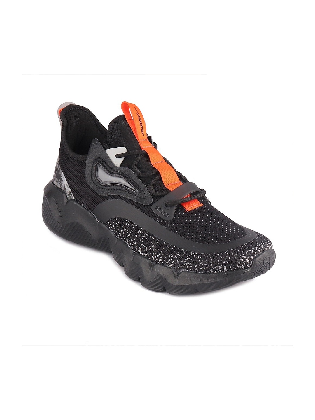 

FURO by Red Chief Men Mesh High-Top Walking Non-Marking Shoes, Black