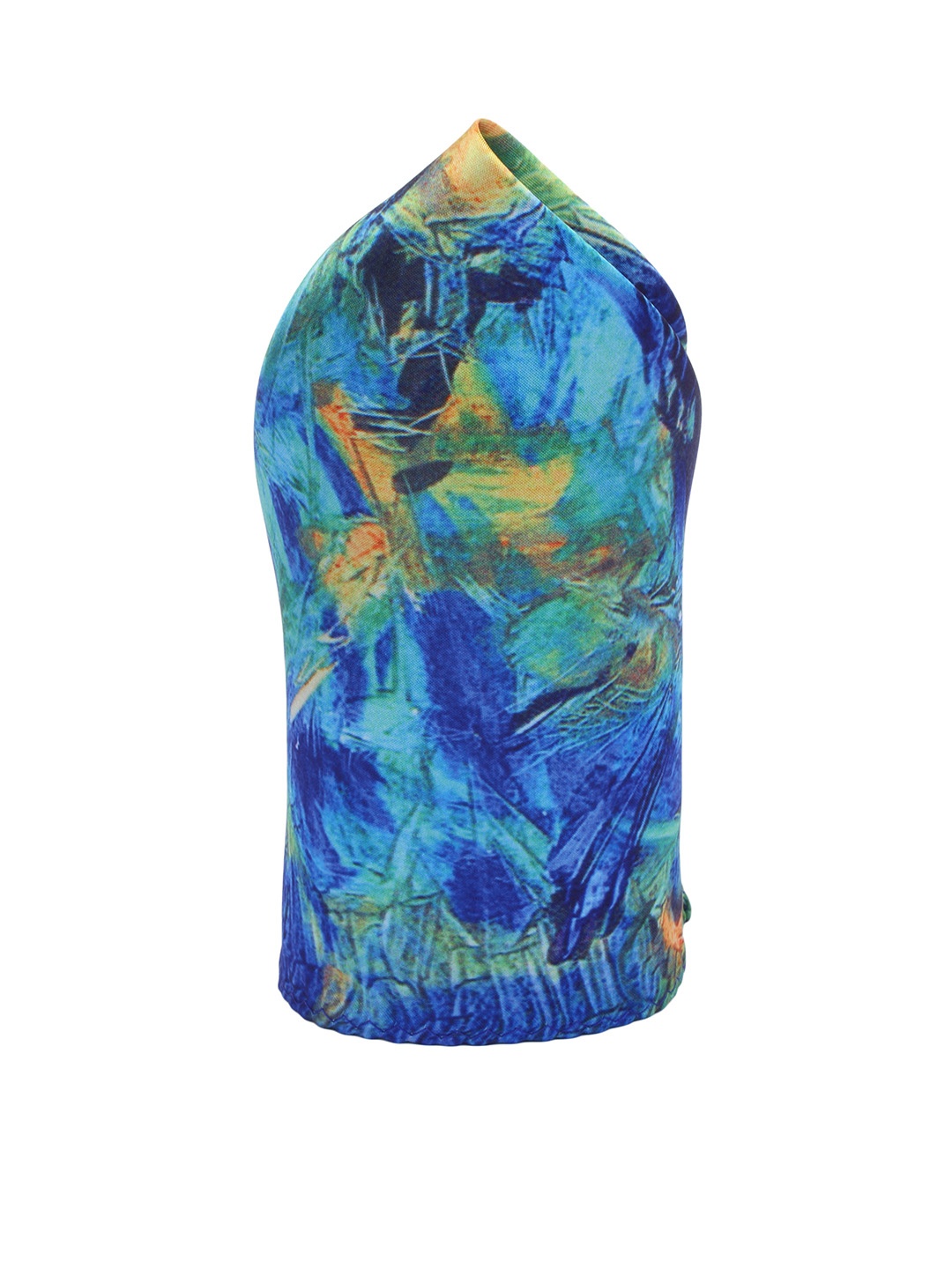 

Alvaro Castagnino Blue Digital Print Pocket Square