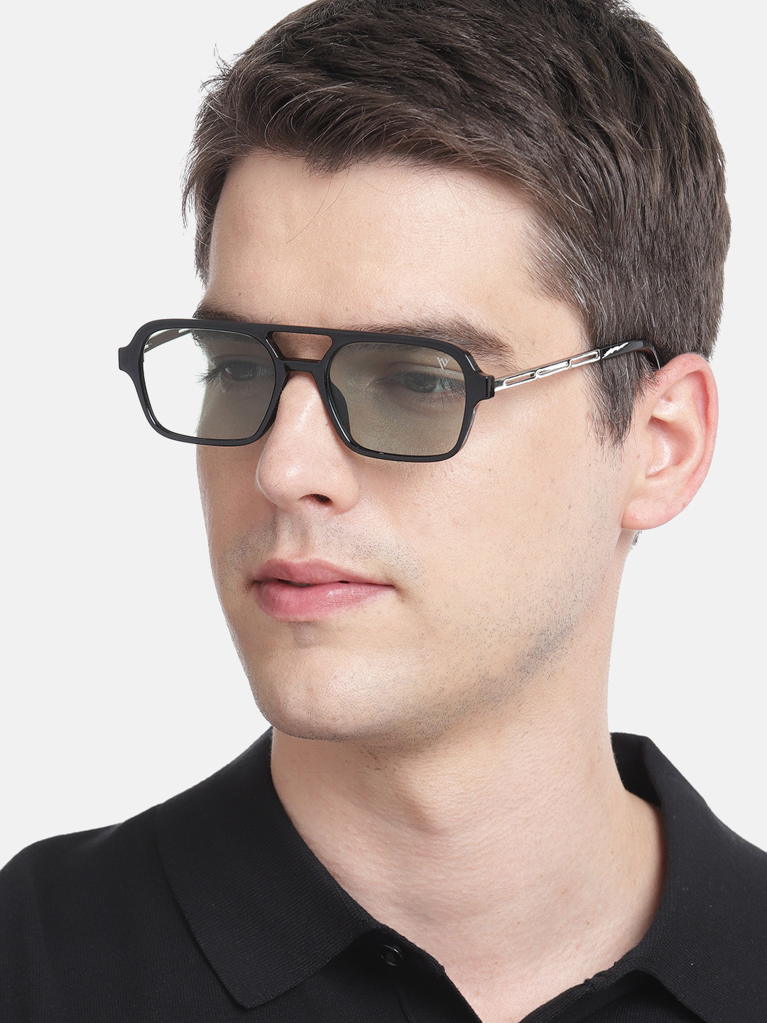 

Voyage Unisex Wayfarer Sunglasses with UV Protected Lens, Green