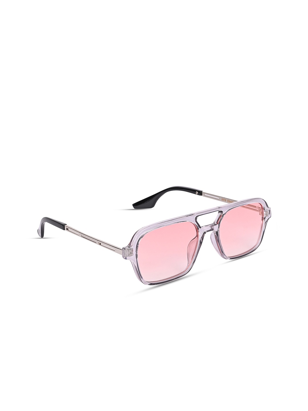 

Voyage Unisex Wayfarer Sunglasses with UV Protected Lens, Pink