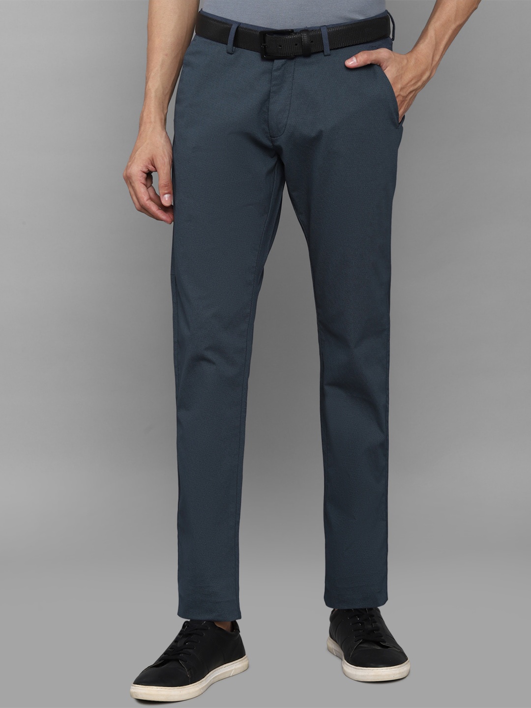 

Allen Solly Men Blue Slim Fit Trousers