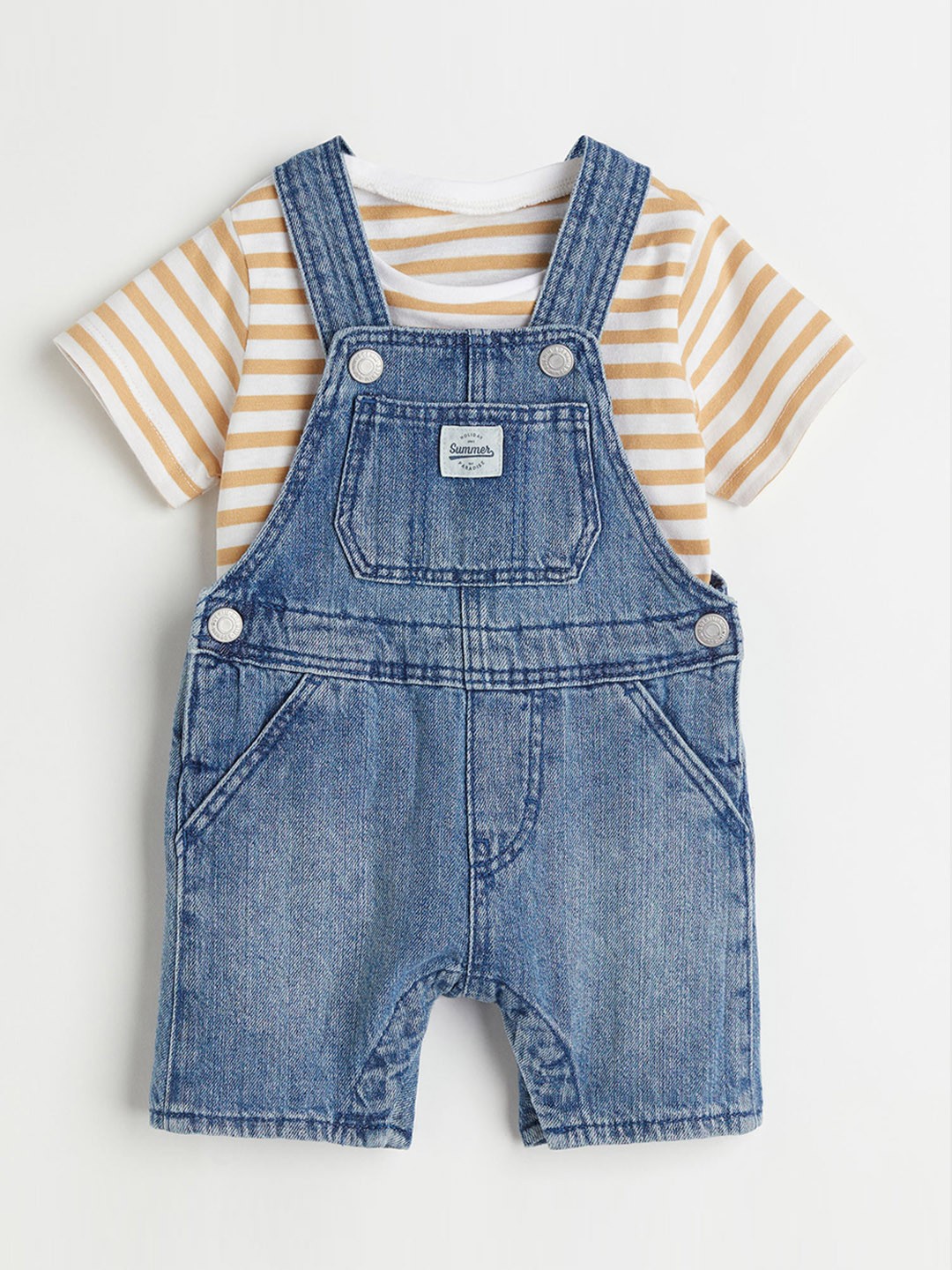 

H&M Boys 2-Piece Cotton Set, Blue