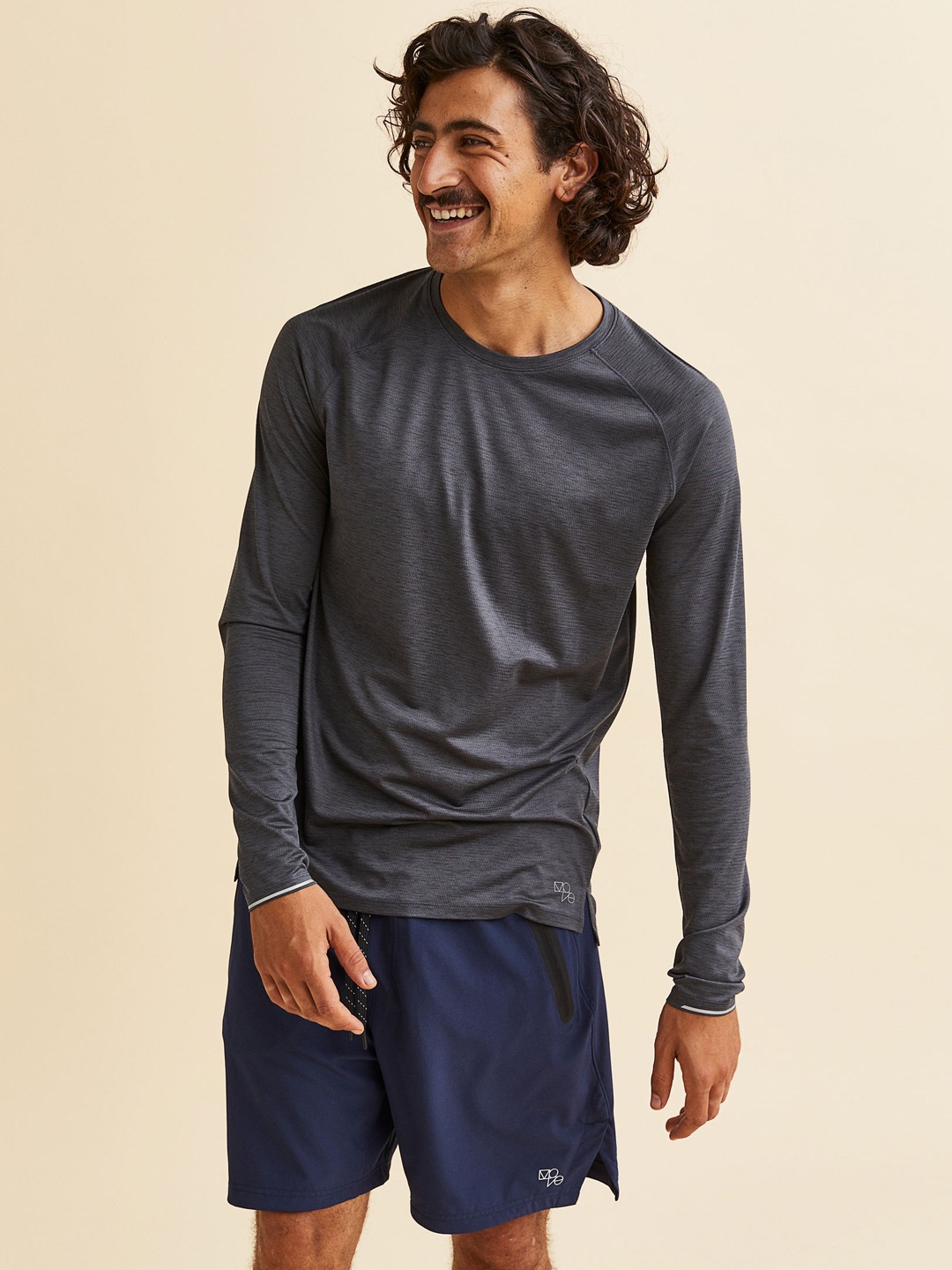 

H&M Men Blue Regular Fit Sports Shorts
