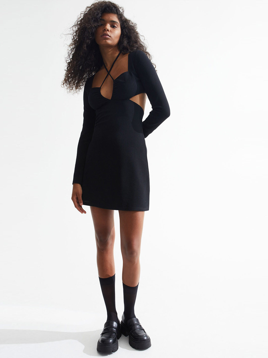 

H&M Black Cut-Out Dress