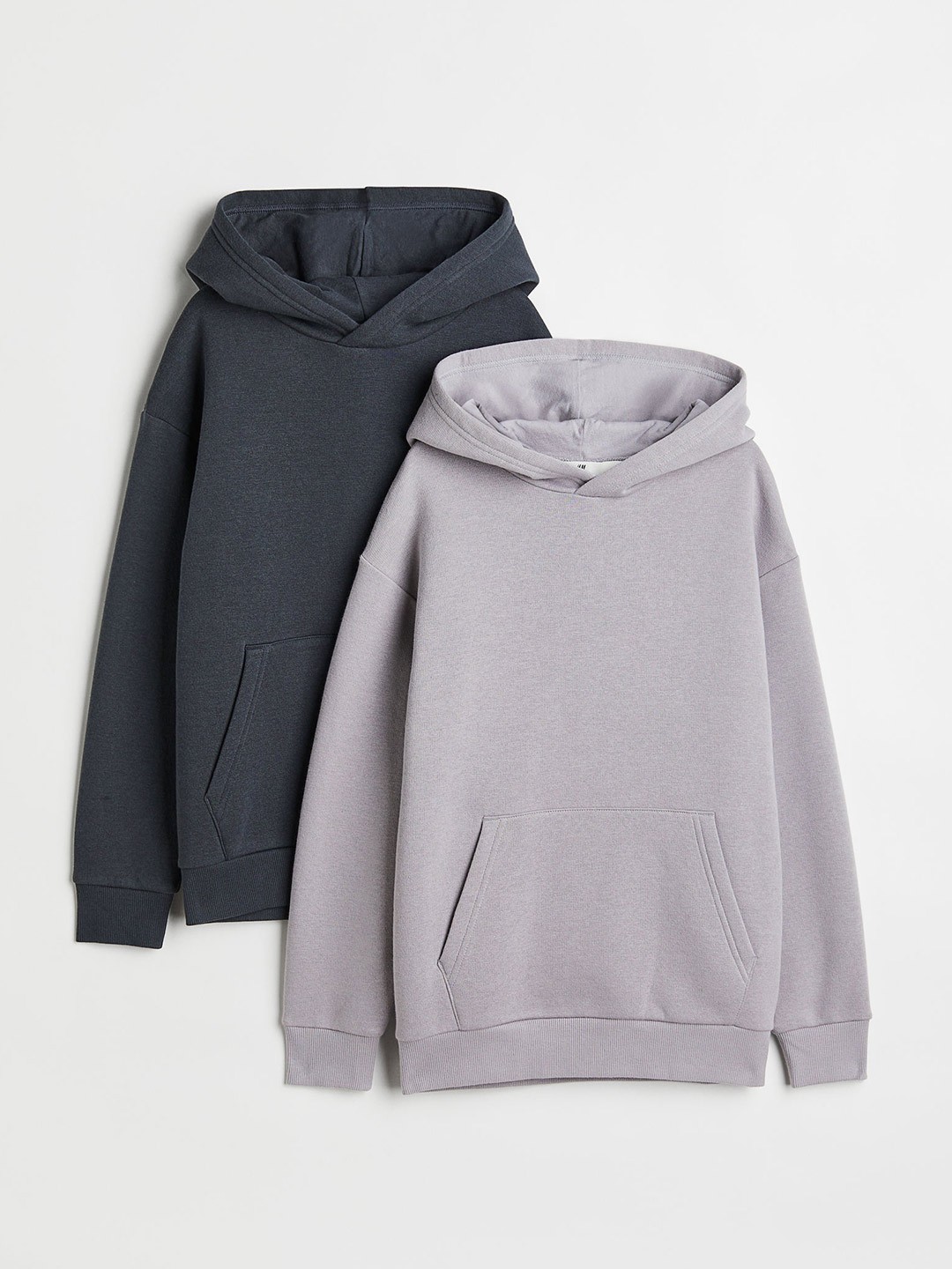 

H&M Boys Grey 2-pack oversized hoodies