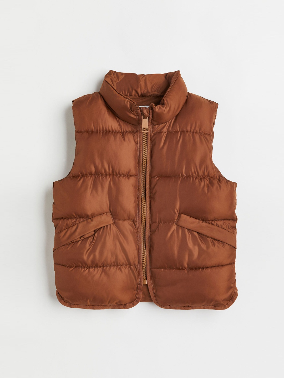 

H&M Girls Brown Water-Repellent Puffer Gilet