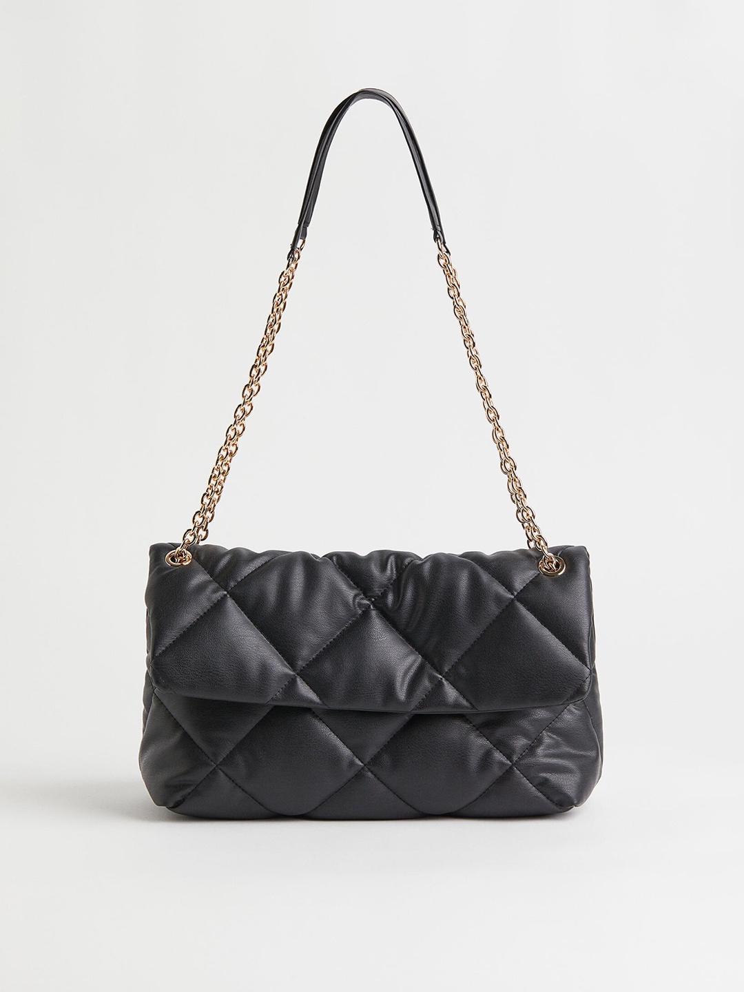 

H&M Black Quilted Shoulder Bag