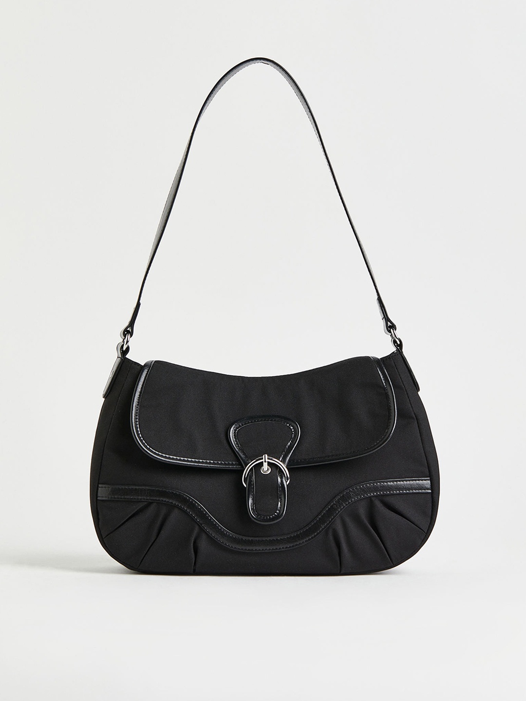 

H&M Women Black Small Twill Shoulder Bag