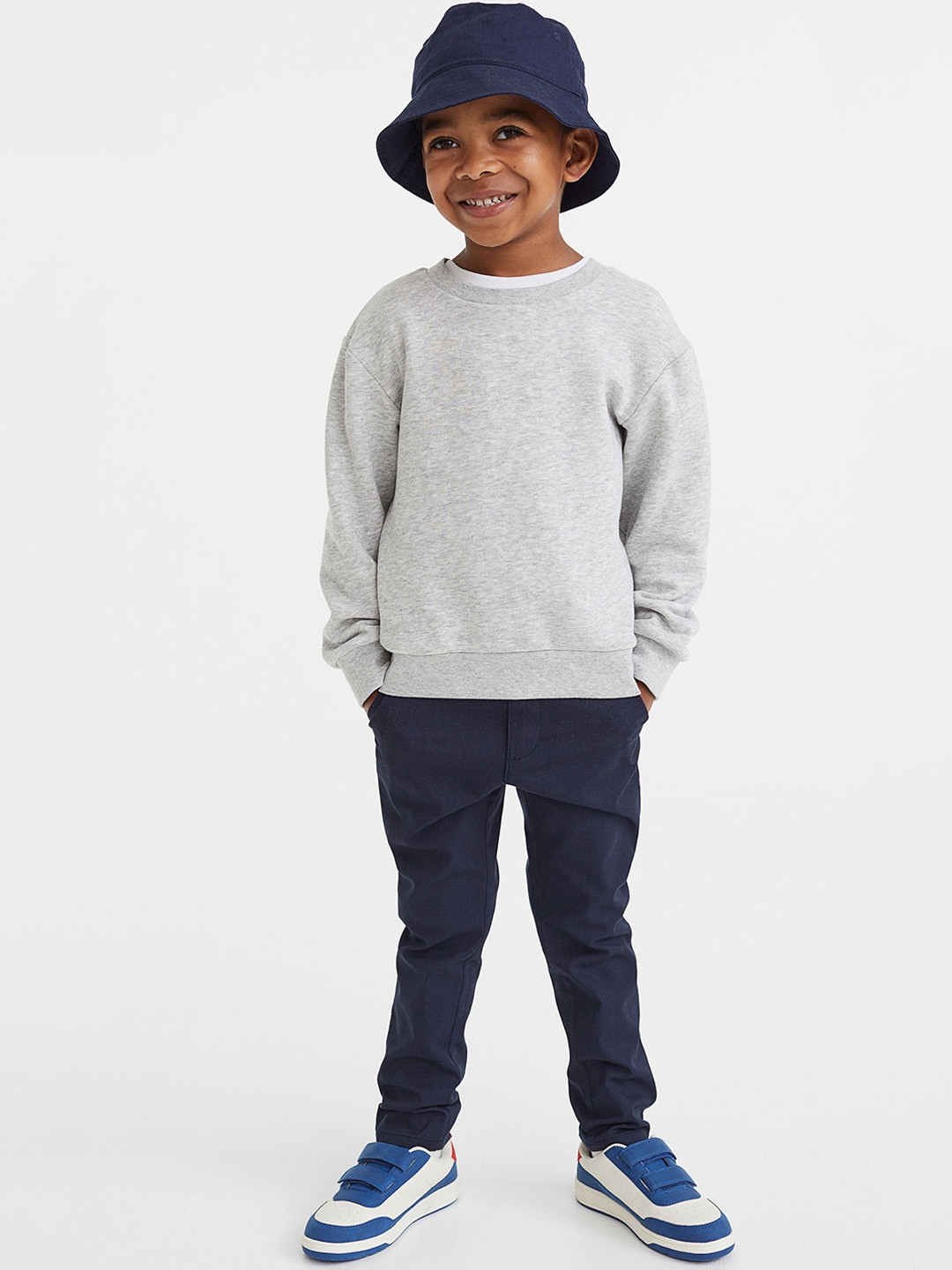 

H&M Boys Blue Cotton Chinos