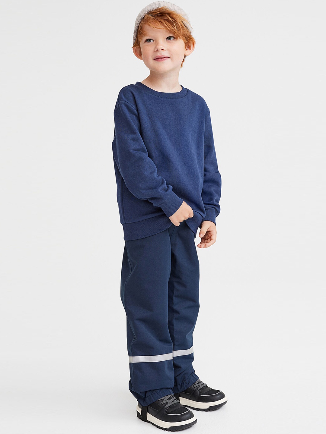 

H&M Boys Blue Waterproof Shell Trousers