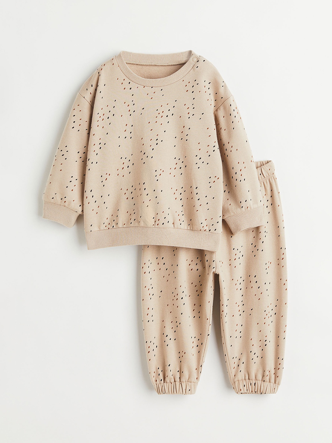 

H&M Boys Beige 2-Piece Sweatshirt Set